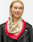 Fashion Zebra Print Neck Scarf