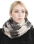 Multi Plaid Infinity Scarf
