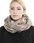 Multi Plaid Infinity Scarf