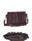 Stylish Smooth Wrinkled Crossbody Bag