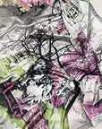 Fashion Picture Print Neck Scarf