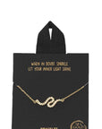 Gold Rhodium Dipped Wave Pendant Bracelet