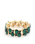 Teardrop Rhinestone Stretch Bracelet