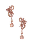Flower Rhinestone Dangle Earring