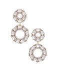 Double Circle Rhinestone Earring