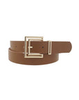 Outline Cutout Square Buckle Belt