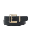 Outline Cutout Square Buckle Belt