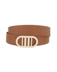 Modern Gridded Oval Standard Belt