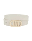 Modern Gridded Oval Standard Belt