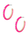 Color Metal Hoop Earring