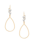 Metal Teardrop Dangle Earring