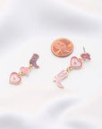 Cowboy Boot Charm Dangle Earring