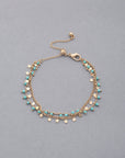Dainty Star Charm Beaded Dangle Bracelet