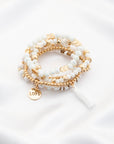 Love Coin Tassel Beaded Bracelet