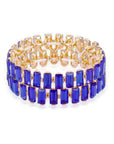 Rectangle Rhinestone Stretch Bracelet