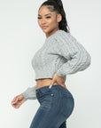 Cable Pullover Top