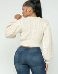Cable Pullover Top
