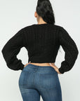 Cable Pullover Top