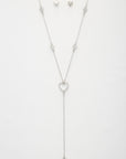 Heart Y Shape Metal Necklace