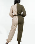 Long Sleeve Oversized Cozy Shirt Jumpsuit