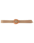 Smooth Oval Buckle Belt