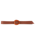Smooth Oval Buckle Belt