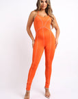 Overlock Line Jumpsuit
