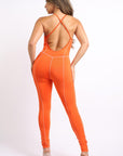 Overlock Line Jumpsuit