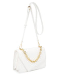 Smooth Plain Chain Link Crossbody Bag