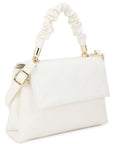 Fashion Smooth Pattern Wrinkle Handle Crossbody Bag
