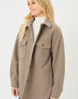 Jq Fleece Oversized Shacket