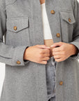 Jq Fleece Oversized Shacket