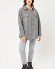 Jq Fleece Oversized Shacket