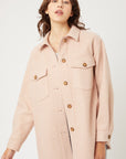 Jq Fleece Oversized Shacket