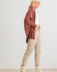 Batwing Sleeve Open Front Cardigan