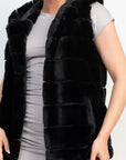 Faux Fur Collared Vest