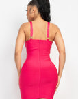 Sweetheart Wide Strap Bandage Dress
