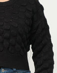 Checker Sweater Top
