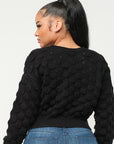Checker Sweater Top