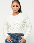Checker Sweater Top