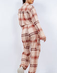 Cropped Shirt & Cargo Pants Set
