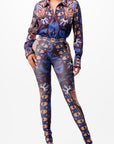 Shirt Blouse Top And Bottom Set