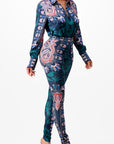 Shirt Blouse Top And Bottom Set