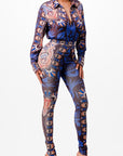 Shirt Blouse Top And Bottom Set