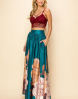 Printed Maxi Skirt