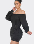 Off Shoulder Mini Dress