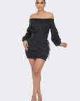 Off Shoulder Mini Dress