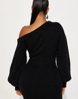 Sweater Knit Mini Dress