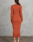 Ribbed Midi Dress