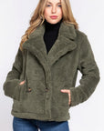 Faux Fur Sherpa Jacket